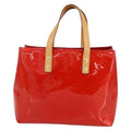 Louis Vuitton Reade Handbag Monogram Vernis Red Patent_Leather Handbag (Authentic  )
