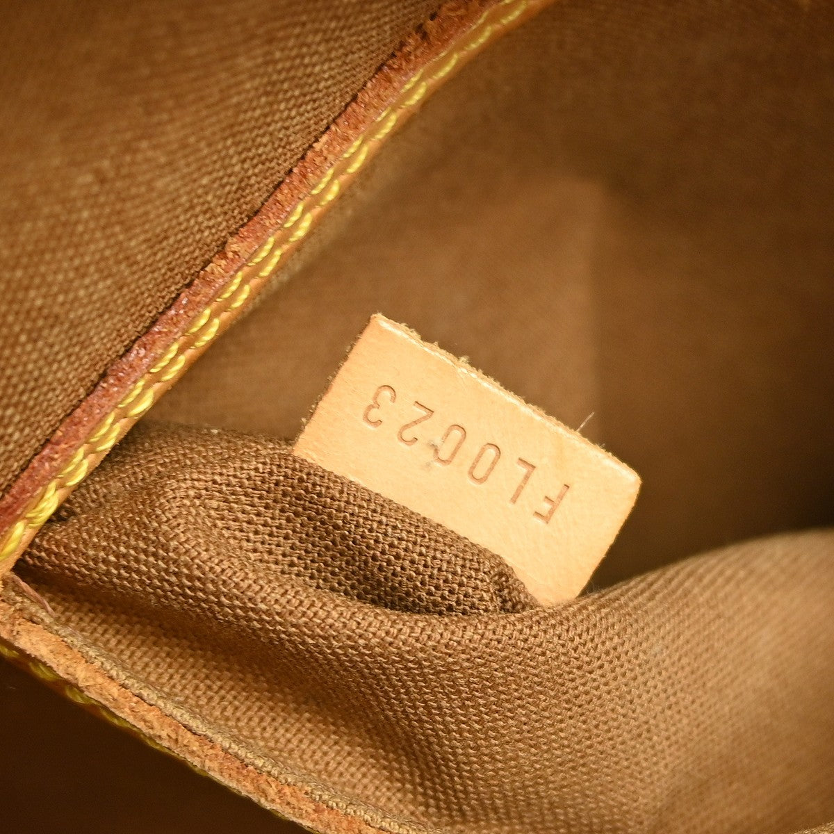 Louis Vuitton Alma Handbag Monogram Canvas Brown Canvas Handbag ( )