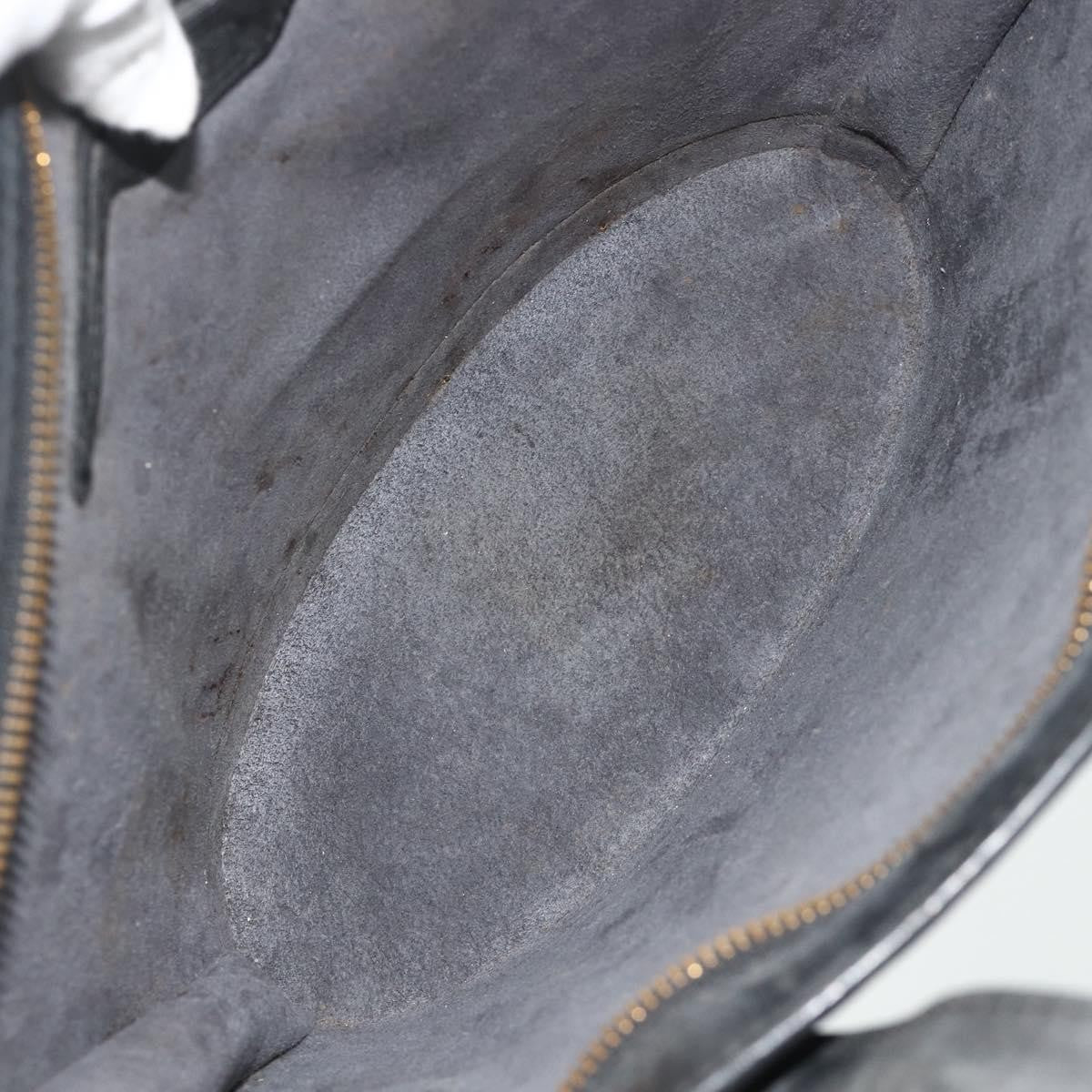 Louis Vuitton Saint Jacques Handbag Epi Leather Black Leather Handbag ( )