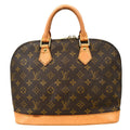 Louis Vuitton Alma Handbag Monogram Canvas Brown Canvas Handbag ( )