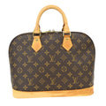 Louis Vuitton Alma Handbag Monogram Canvas Brown Canvas Handbag ( )