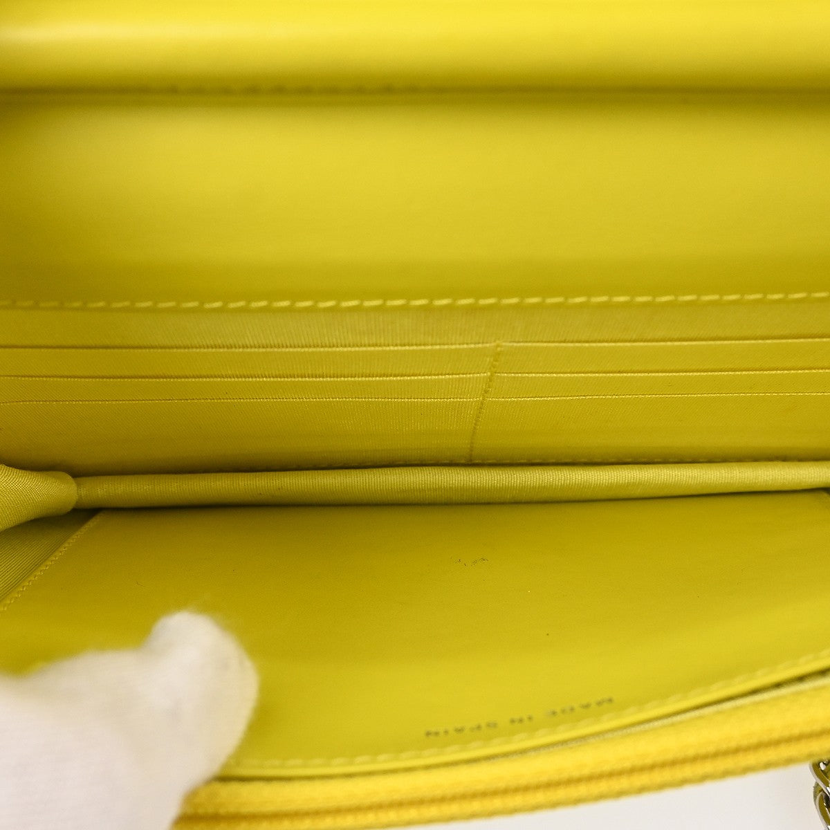 Chanel Wallet On Chain Caviar Yellow Calfskin Handbag ( )