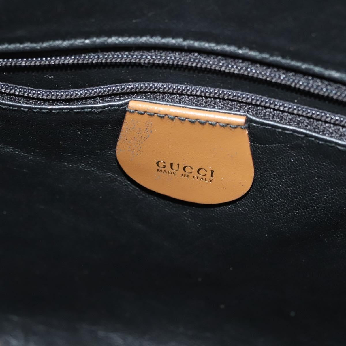 Gucci Vintage Bamboo Handle Bag Patent Leather Gold Patent_Leather Handbag (Authentic  )
