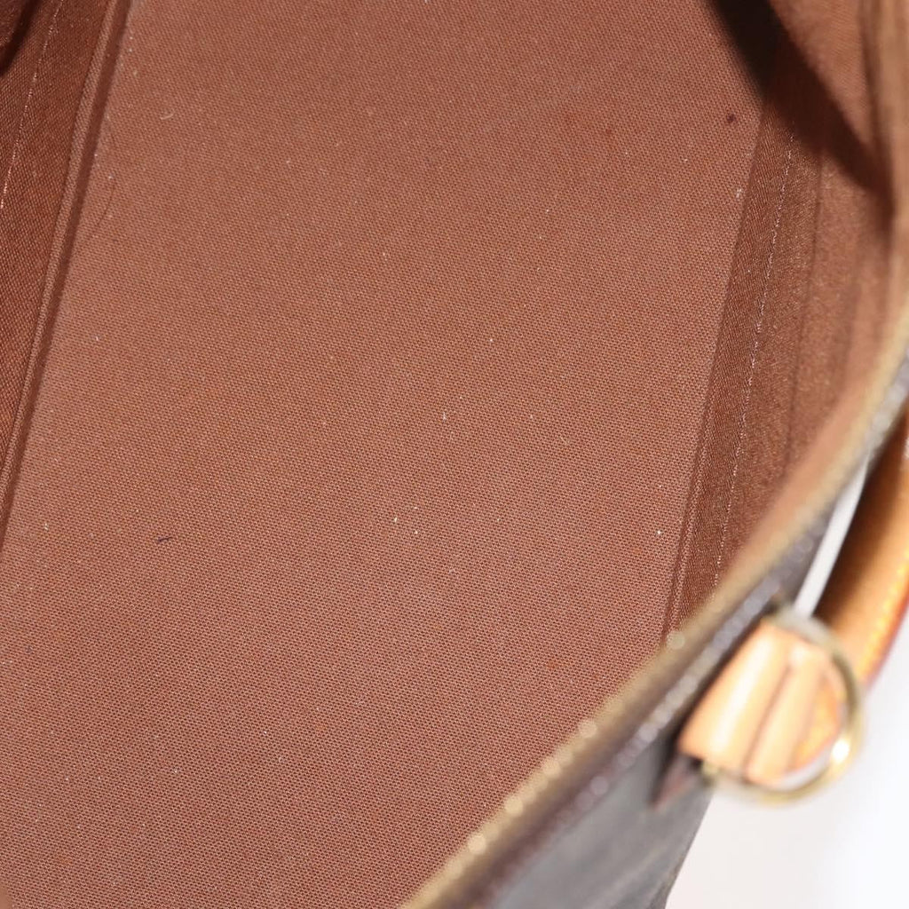 Louis Vuitton Alma Handbag Monogram Canvas Brown Canvas Handbag (Authentic  )