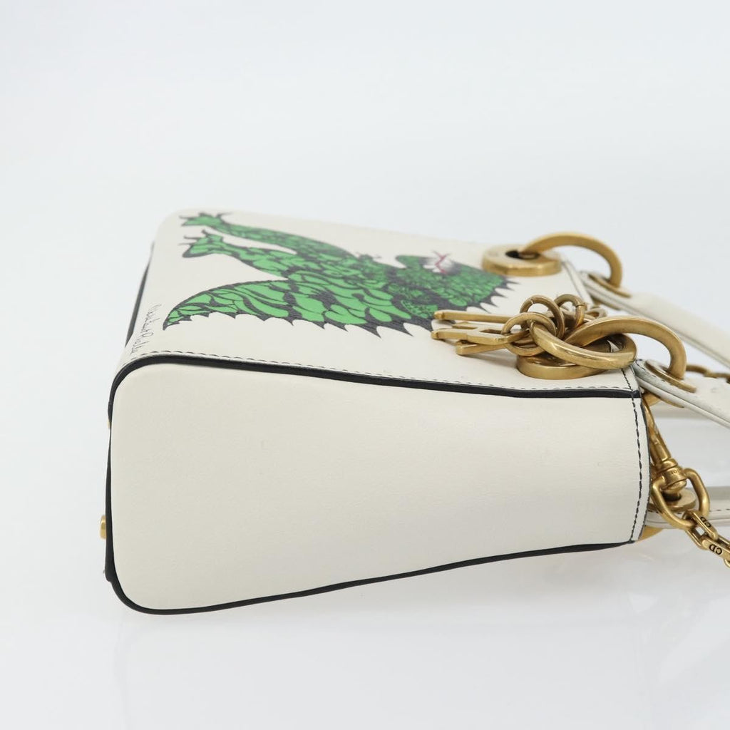Christian Dior Lady Dior Bag Leather Multicolour Leather Handbag ( )