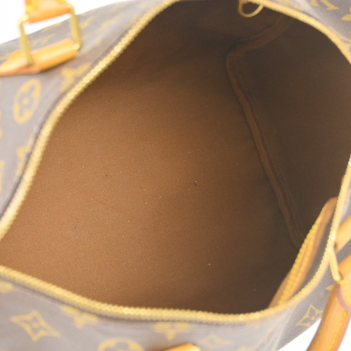 Louis Vuitton Speedy Handbag Monogram Canvas Brown Canvas Handbag ( )