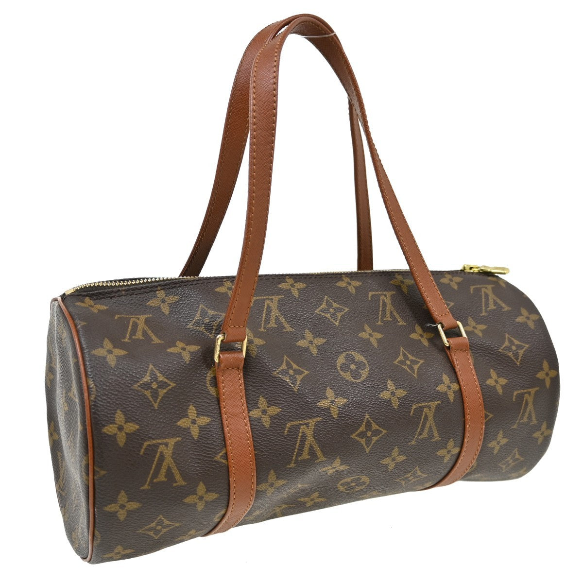 Louis Vuitton Papillon Handbag Monogram Canvas Brown Canvas Handbag ( )
