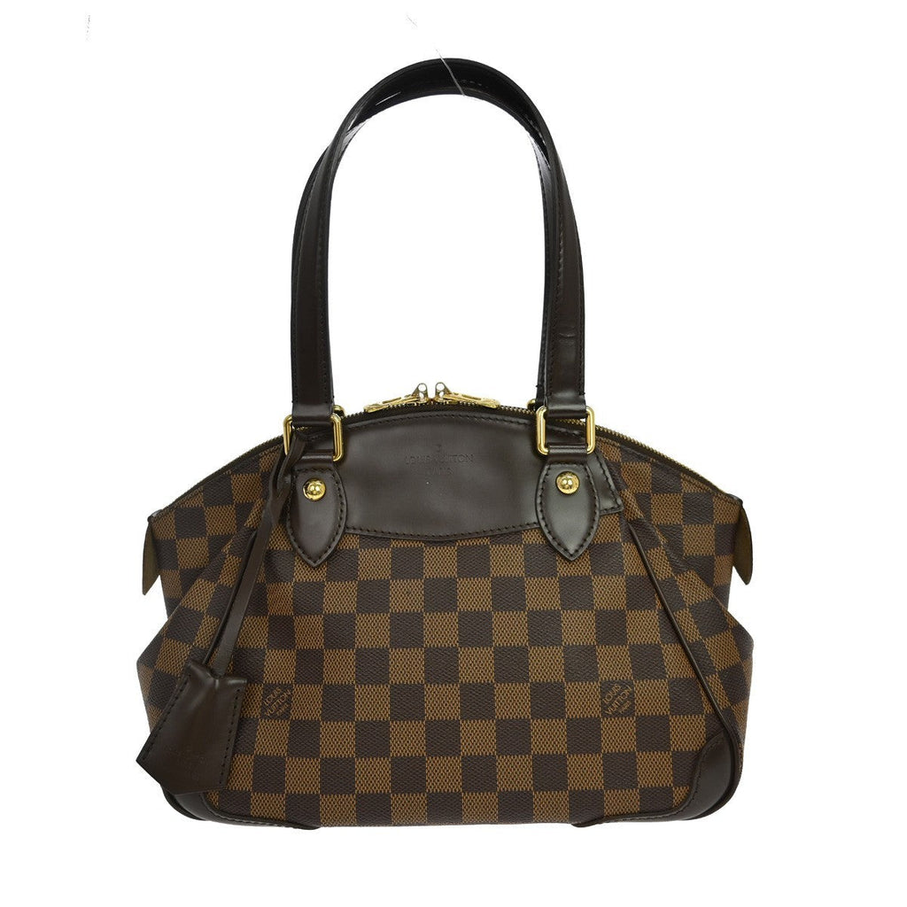 Louis Vuitton Varenne Handbag Epi Leather Brown Canvas Handbag ( )