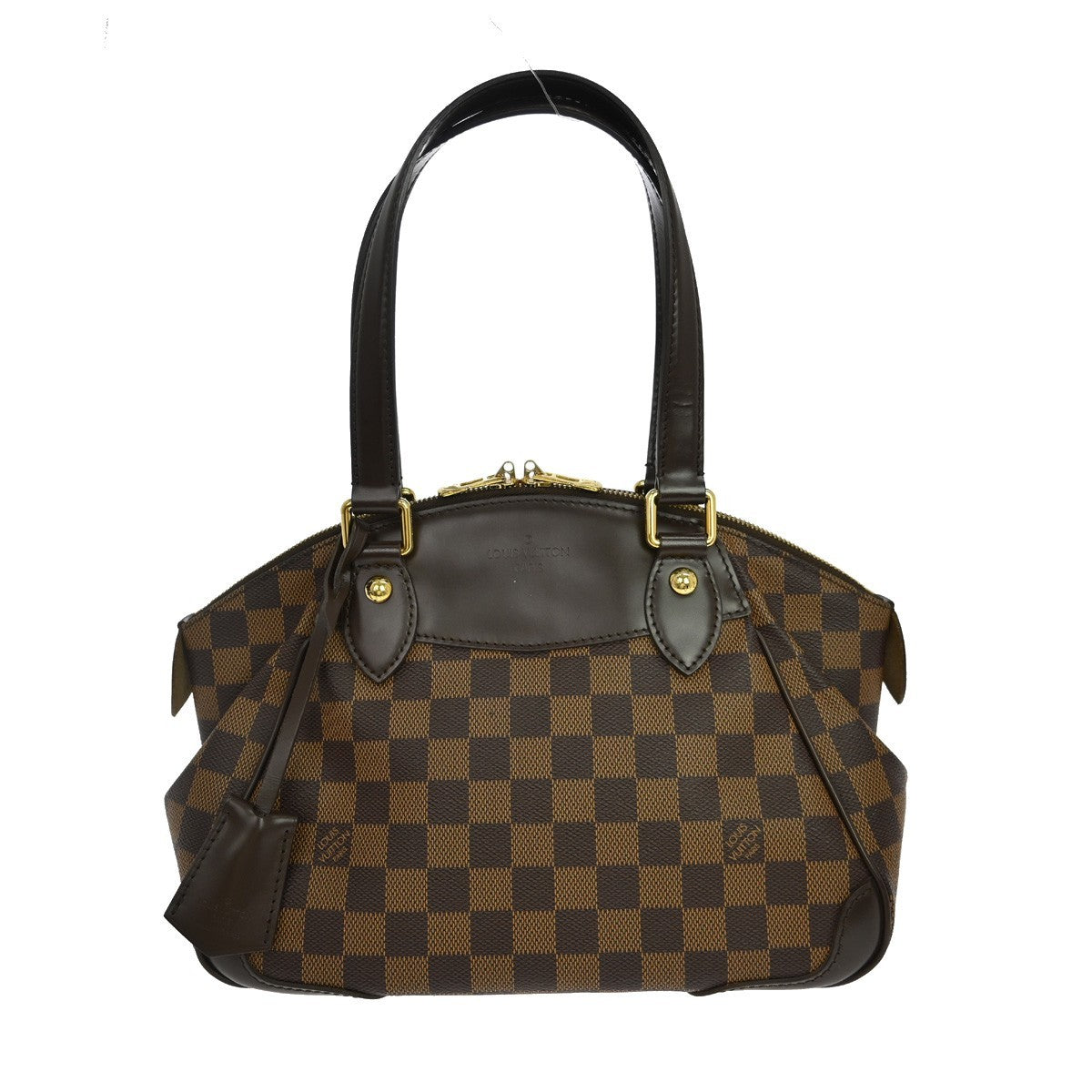 Louis Vuitton Varenne Handbag Epi Leather Brown Canvas Handbag ( )