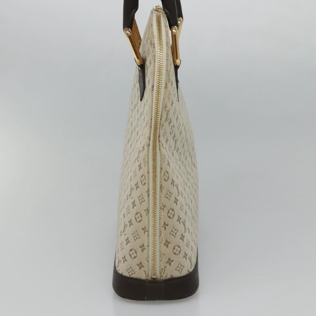 Louis Vuitton Alma Handbag Mini Lin Monogram Khaki Canvas Handbag ( )