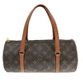 Louis Vuitton Papillon Handbag Monogram Canvas Brown Canvas Handbag ( )