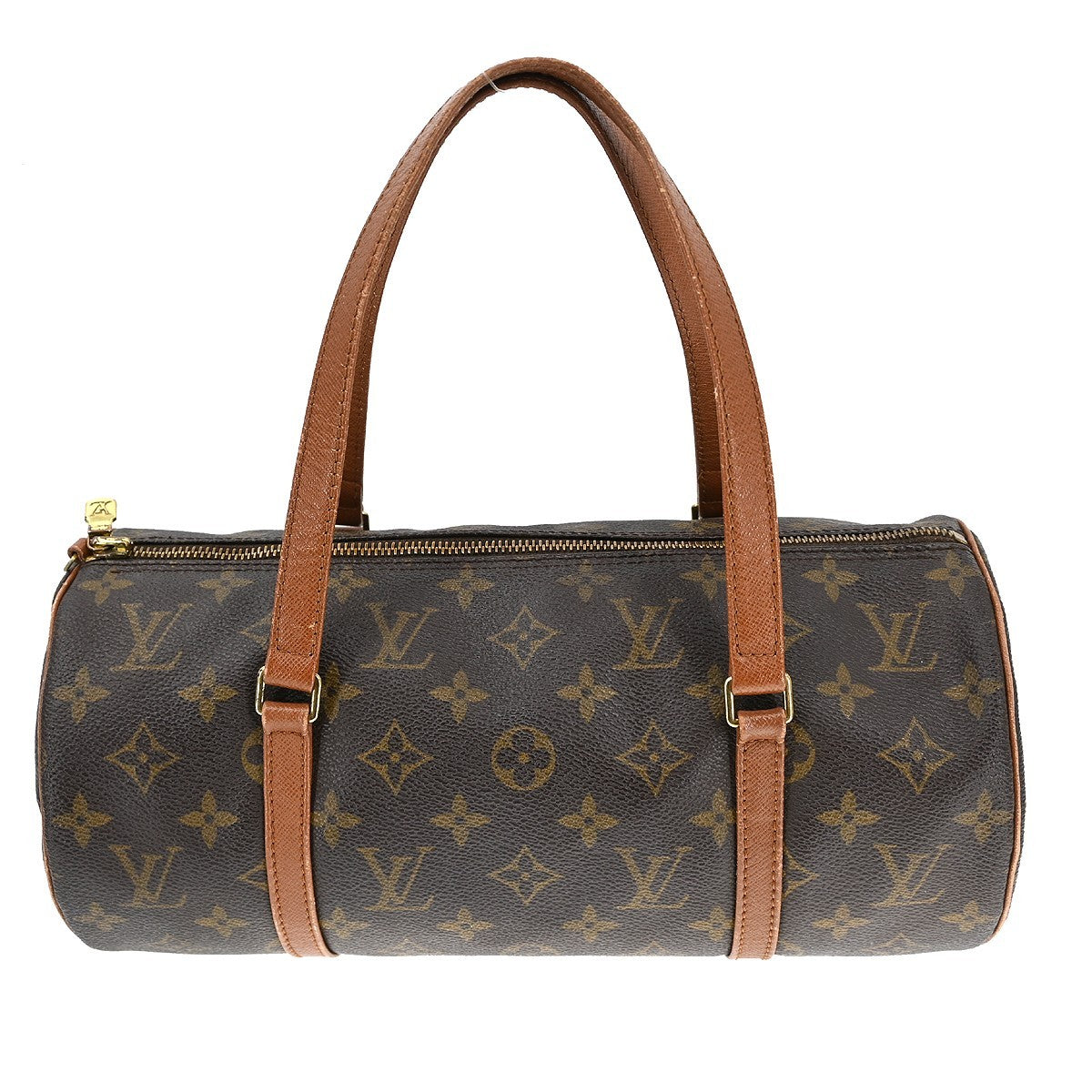 Louis Vuitton Papillon Handbag Monogram Canvas Brown Canvas Handbag ( )