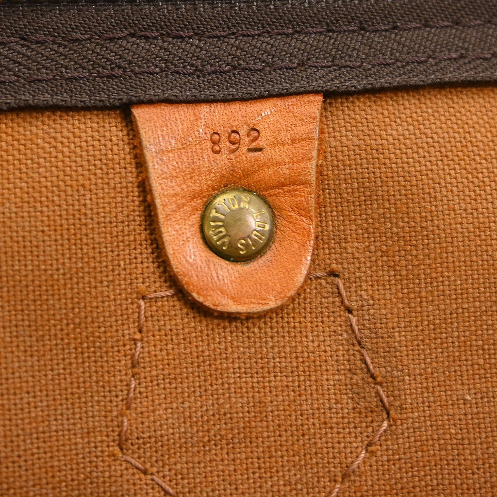 Louis Vuitton Speedy Handbag Monogram Canvas Brown Canvas Handbag ( )