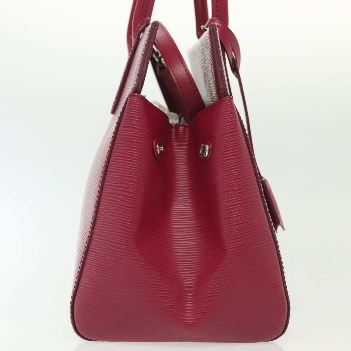 Louis Vuitton Marly Handbag Epi Leather Pink Leather Bag (Authentic  )