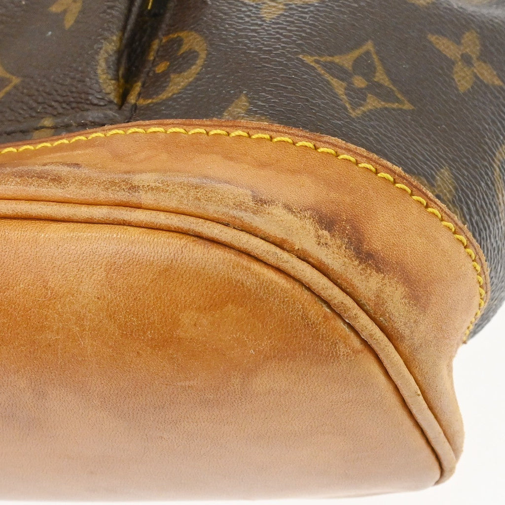 Louis Vuitton Vintage Montsouris Backpack Monogram Canvas Brown Canvas Backpack Bag ( )