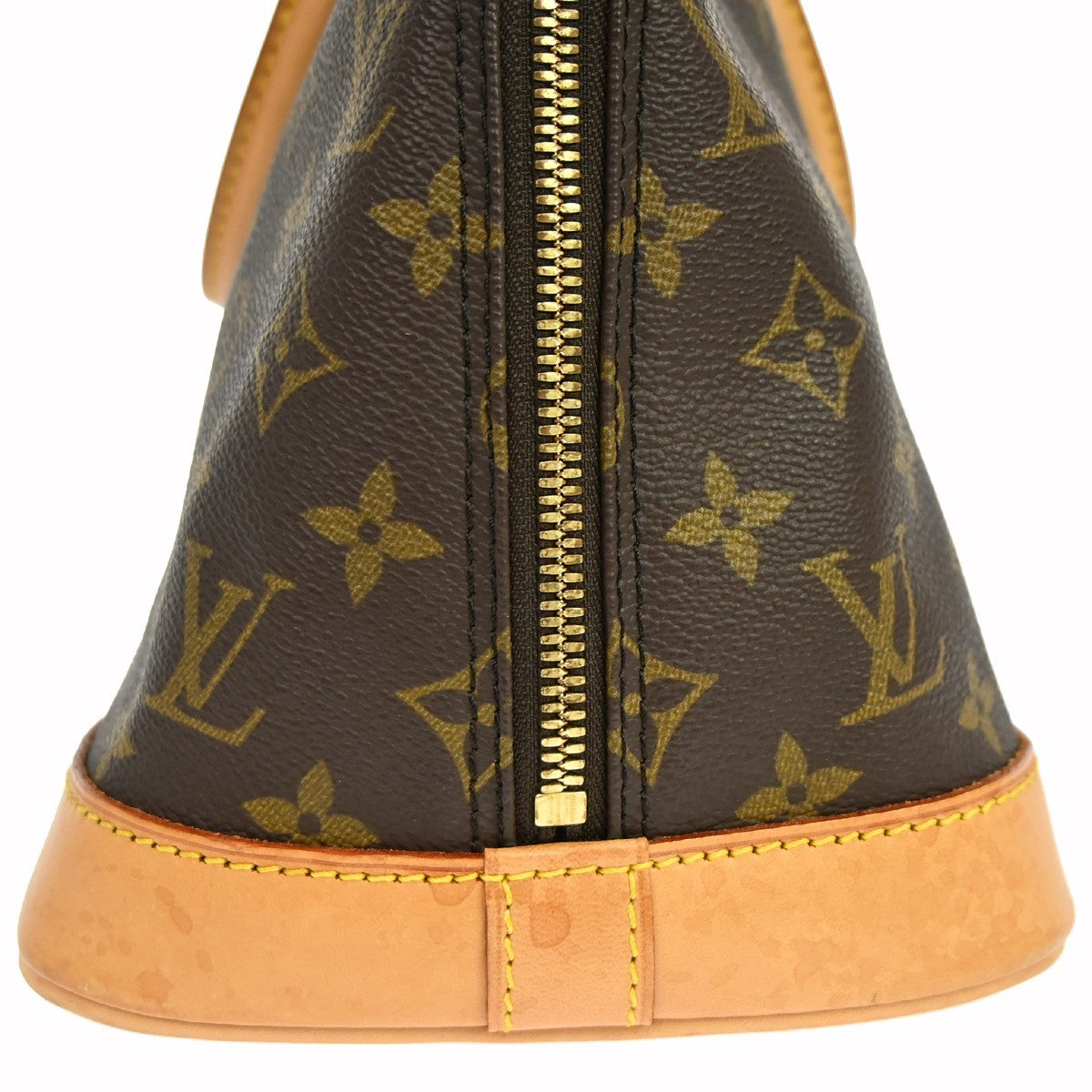 Louis Vuitton Alma Handbag Monogram Canvas Brown Canvas Handbag ( )