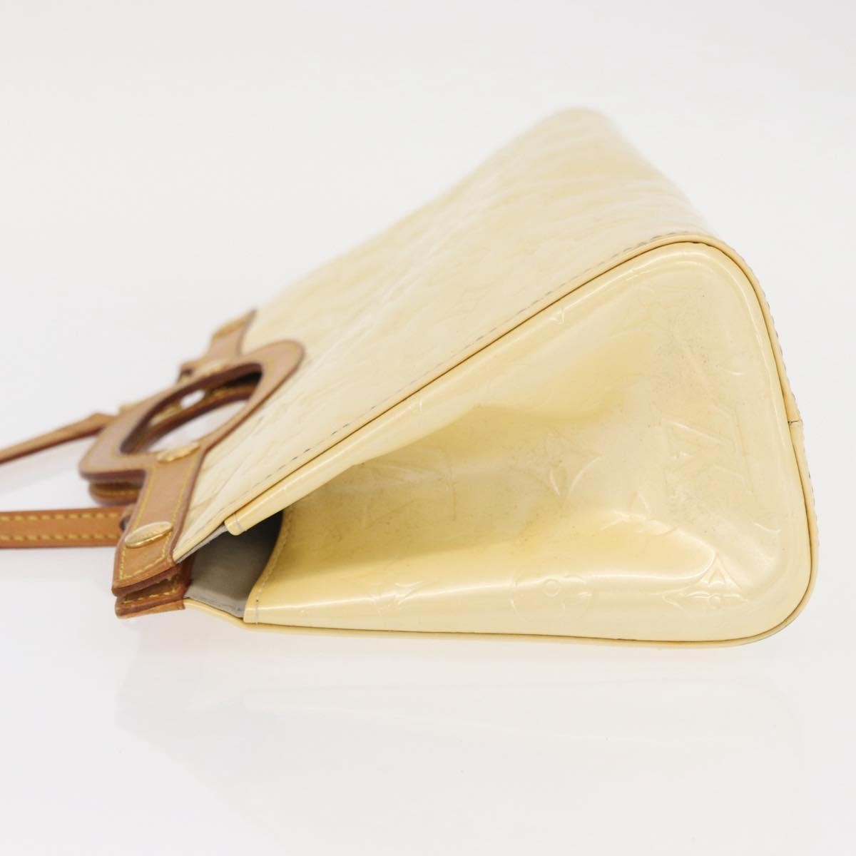 Louis Vuitton Roxbury Drive Handbag Monogram Vernis Yellow Patent_Leather Handbag (Authentic  )