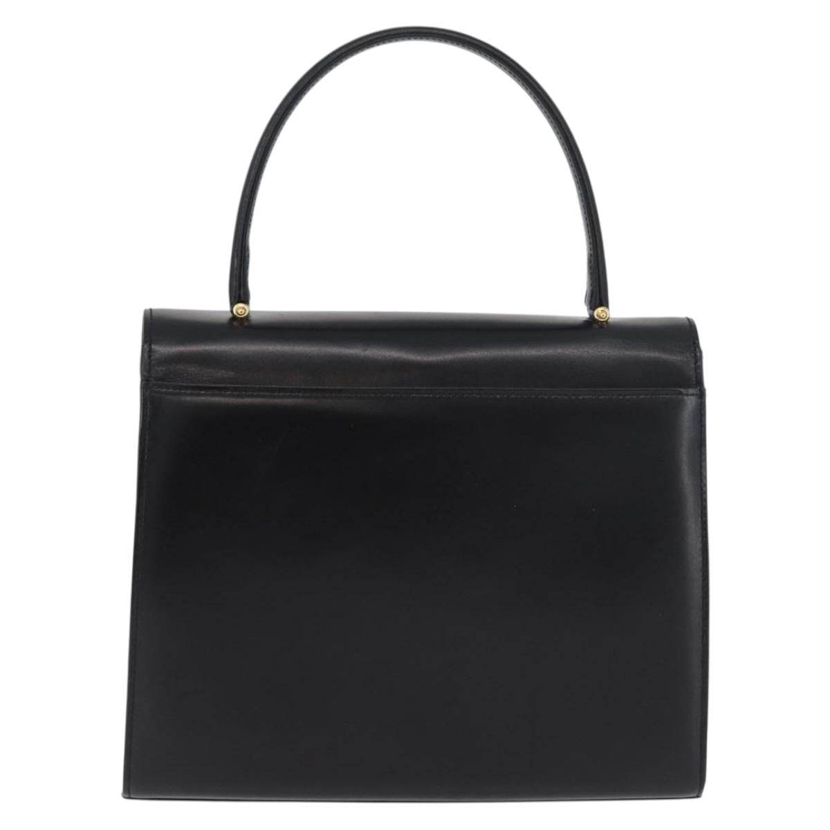 Givenchy Vintage Handbag Leather Black Leather Handbag ( )