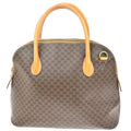 Celine Macadam Handbag Macadam With Leather Brown Pvc Handbag (Authentic  )
