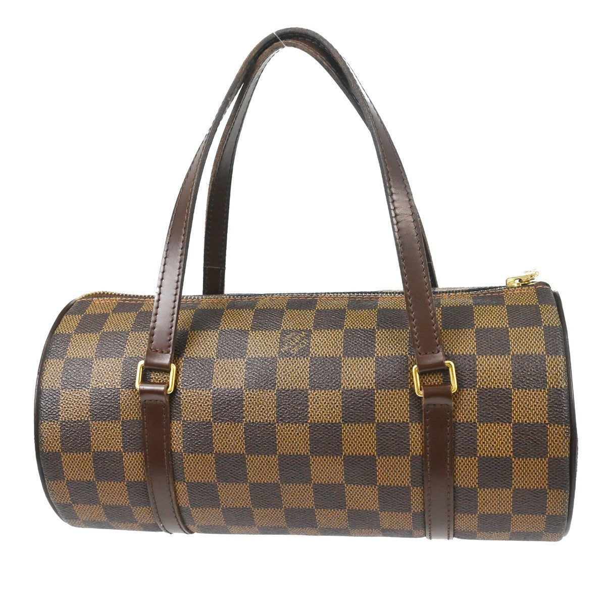 Louis Vuitton Papillon Handbag Damier Brown Canvas Handbag ( )