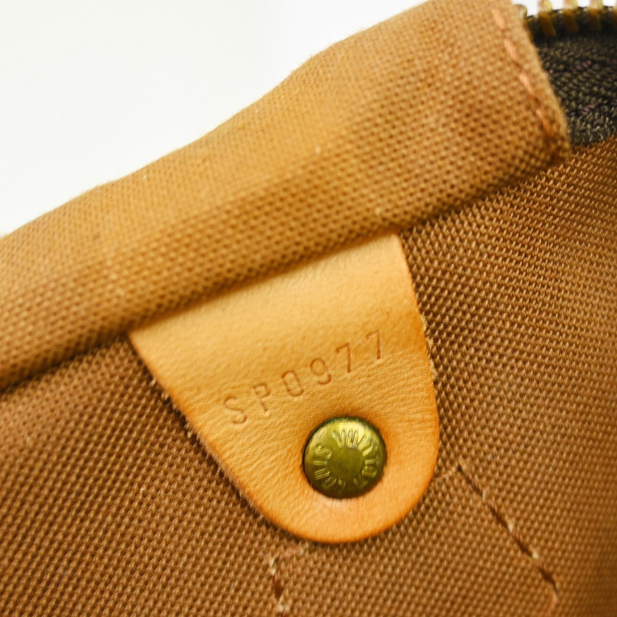 Louis Vuitton Speedy Handbag Monogram Canvas Brown Canvas Handbag ( )