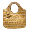Christian Dior Diorita Tote Leather Beige Leather Handbag ( )