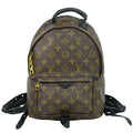 Louis Vuitton Palm Springs Backpack Monogram Canvas Brown Canvas Backpack Bag (Authentic  )