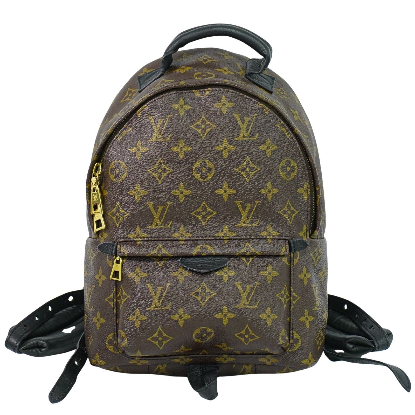 Louis Vuitton Palm Springs Backpack Monogram Canvas Brown Canvas Backpack Bag (Authentic  )