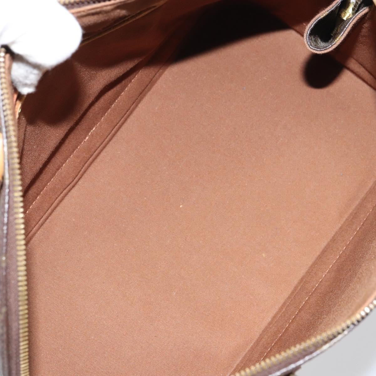 Louis Vuitton Alma Handbag Monogram Canvas Brown Canvas Handbag (Authentic  )