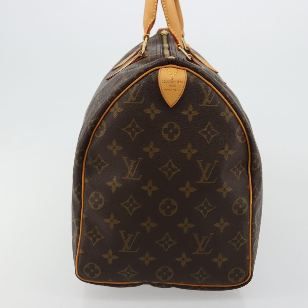 Louis Vuitton Speedy Handbag Monogram Canvas Brown Canvas Handbag ( )
