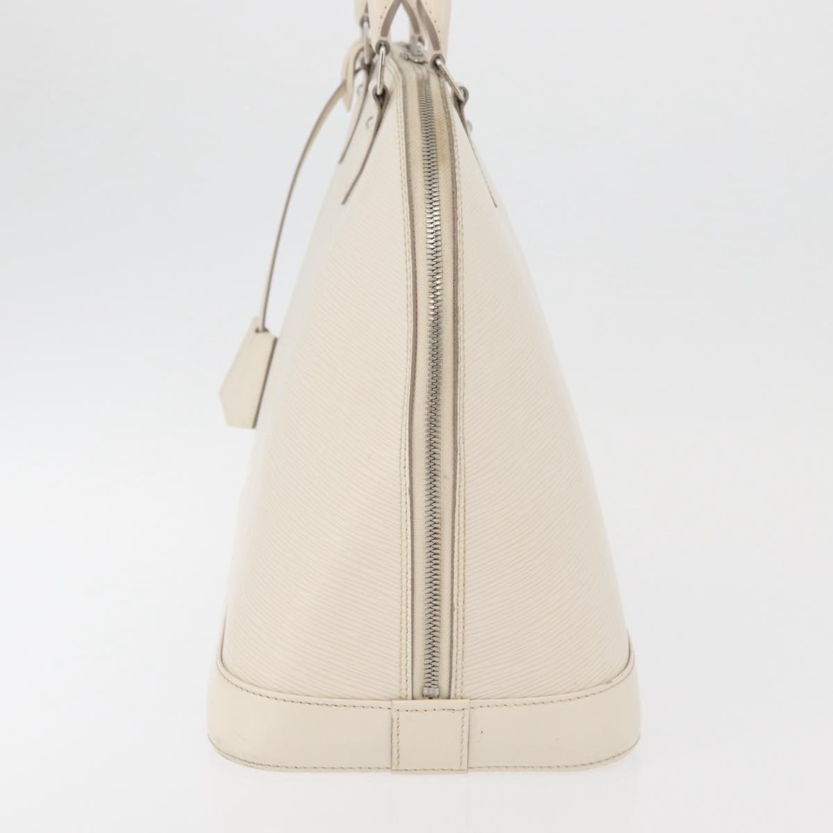 Louis Vuitton Alma Handbag Epi Leather White Leather Handbag ( )