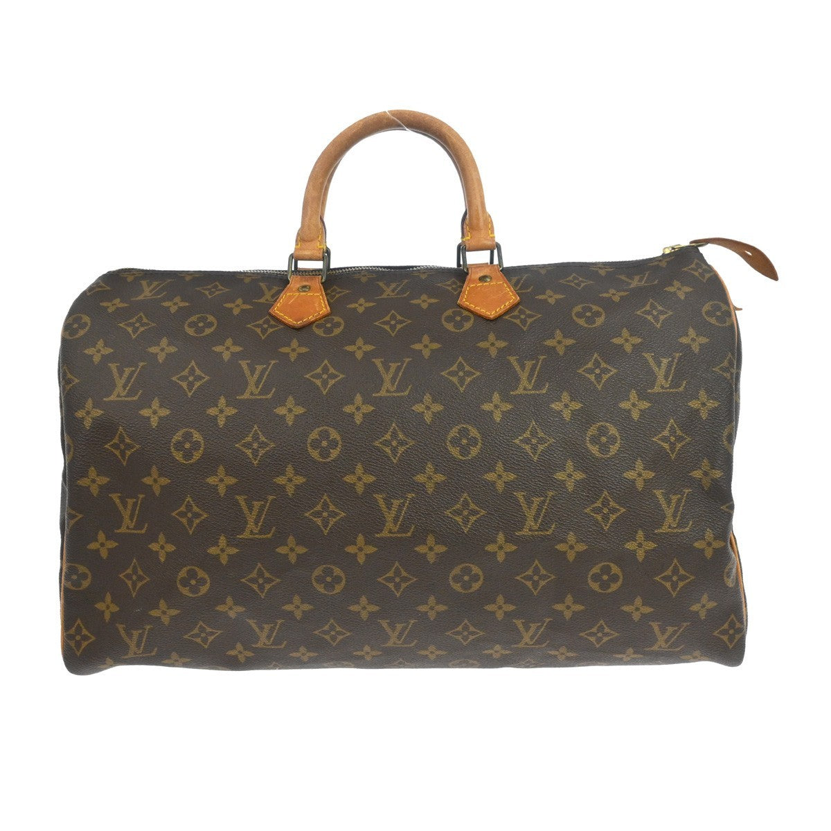 Louis Vuitton Speedy Handbag Monogram Canvas Brown Canvas Handbag ( )