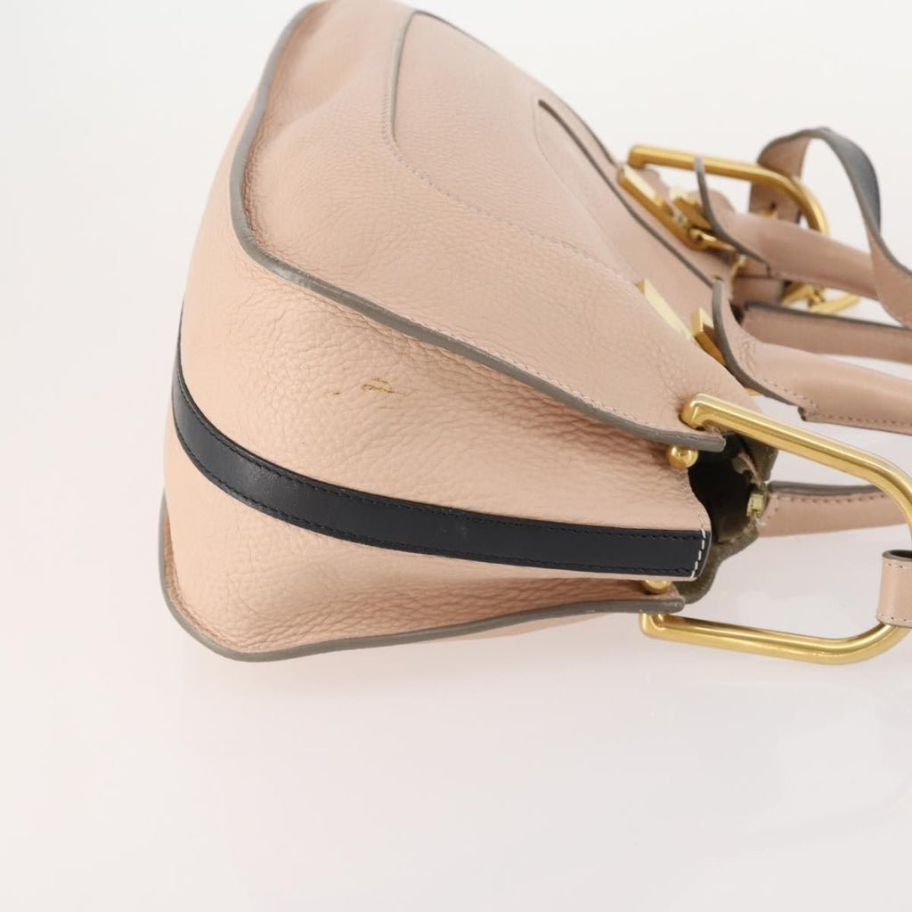 Chloe Hayley Satchel Leather Pink Leather Handbag ( )