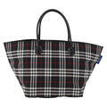 Burberry Nova Check Handbag Nylon Black Nylon Handbag (Authentic  )