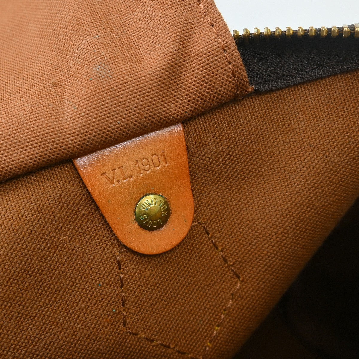 Louis Vuitton Speedy Handbag Monogram Canvas Brown Canvas Handbag ( )