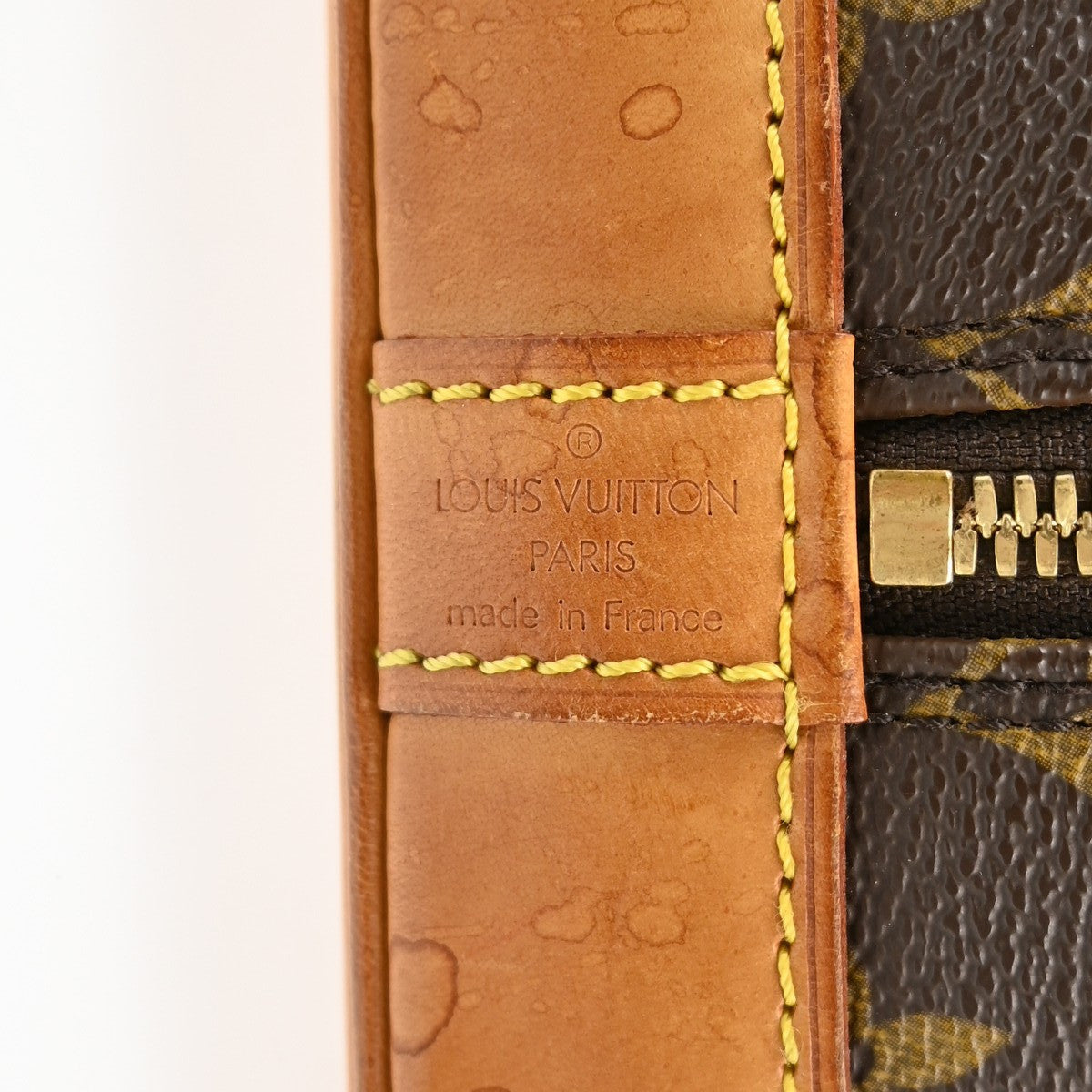 Louis Vuitton Alma Handbag Monogram Canvas Brown Canvas Handbag ( )