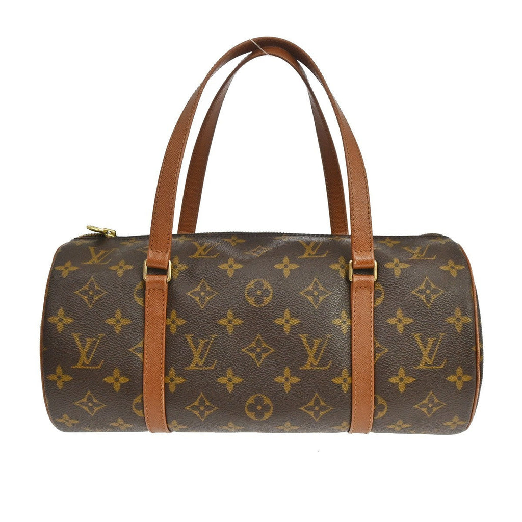 Louis Vuitton Papillon Handbag Monogram Canvas Brown Canvas Handbag ( )