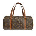 Louis Vuitton Papillon Handbag Monogram Canvas Brown Canvas Handbag ( )