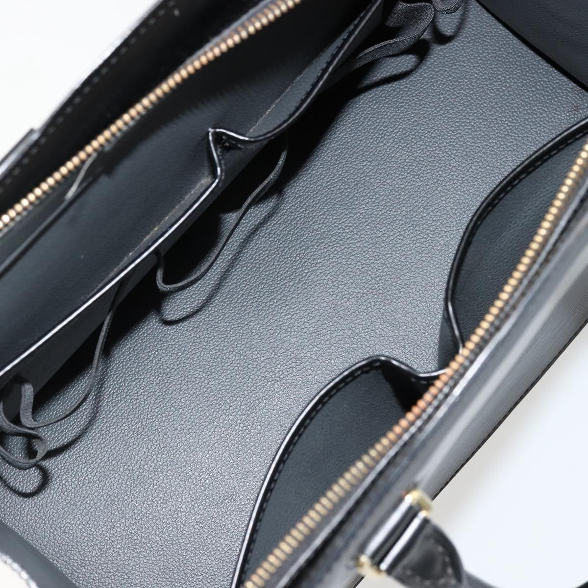 Louis Vuitton Riviera Handbag Epi Leather Black Leather Handbag ( )