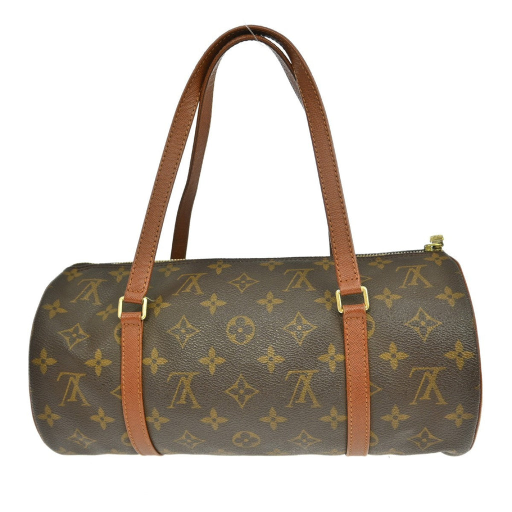 Louis Vuitton Papillon Handbag Monogram Canvas Brown Canvas Handbag ( )