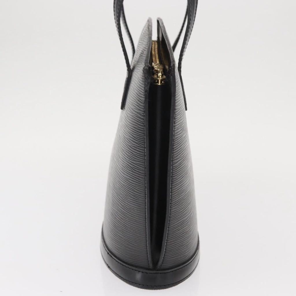 Louis Vuitton Saint Jacques Handbag Epi Leather Black Leather Handbag (Authentic  )
