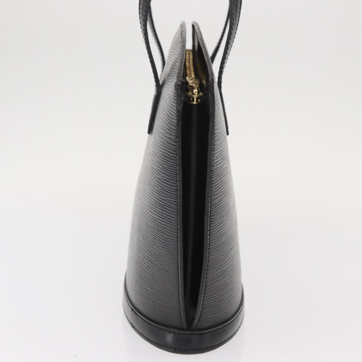 Louis Vuitton Saint Jacques Handbag Epi Leather Black Leather Handbag (Authentic  )