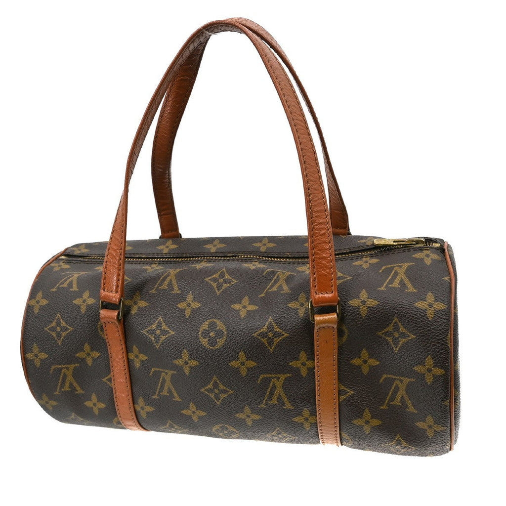 Louis Vuitton Papillon Handbag Monogram Canvas Brown Canvas Handbag ( )