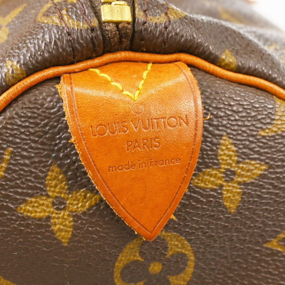 Louis Vuitton Speedy Handbag Monogram Canvas Brown Canvas Handbag ( )