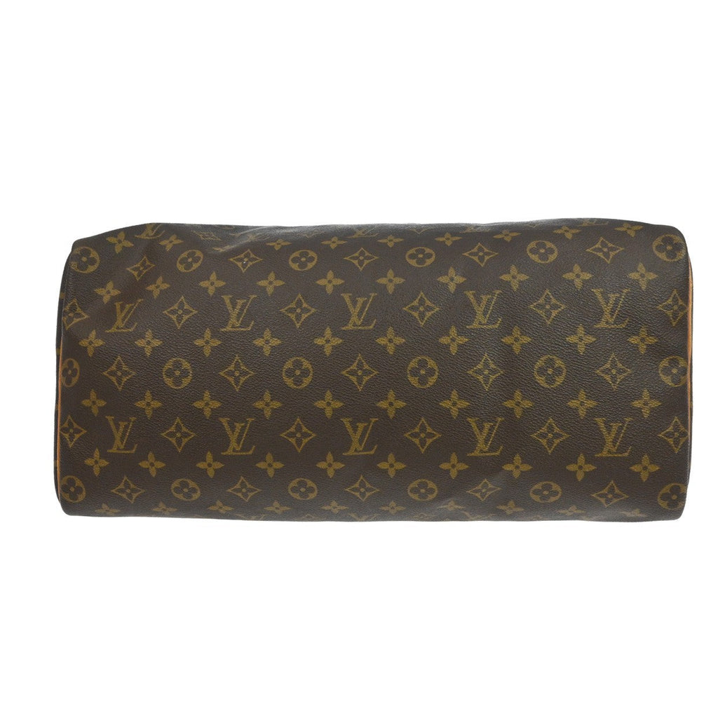Louis Vuitton Speedy Handbag Monogram Canvas Brown Canvas Handbag ( )