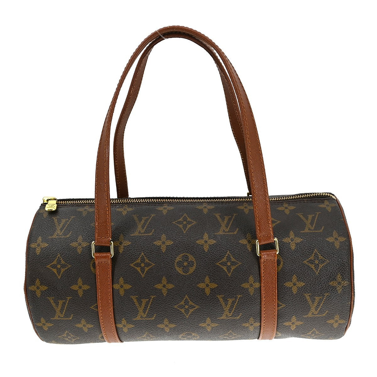 Louis Vuitton Papillon Handbag Monogram Canvas Brown Canvas Handbag ( )