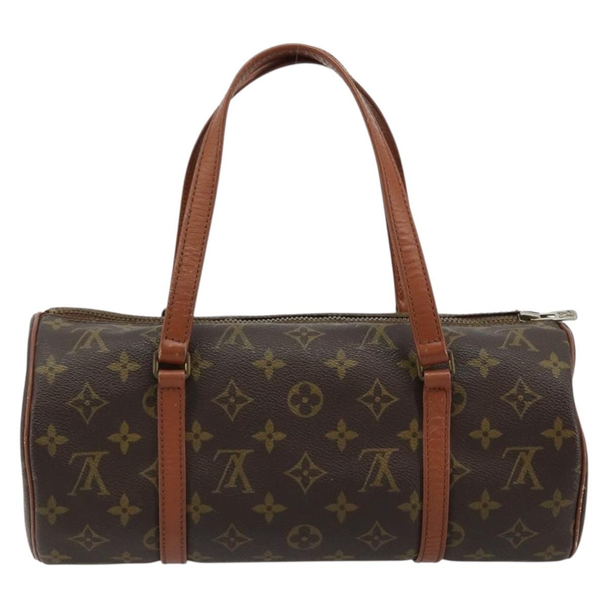 Louis Vuitton Papillon Handbag Monogram Canvas Brown Canvas Handbag ( )