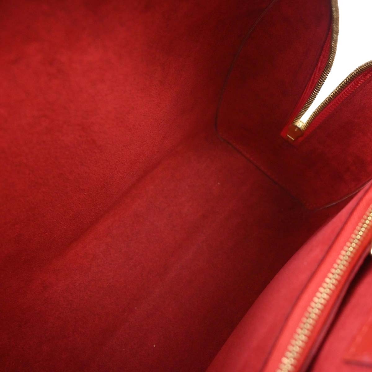 Louis Vuitton Pont Neuf Handbag Epi Leather Red Leather Handbag (Authentic  )