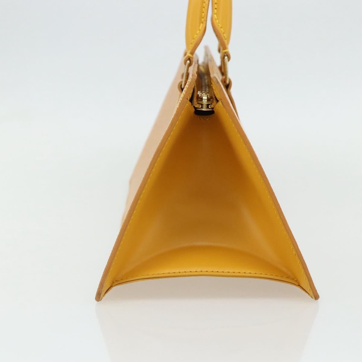 Louis Vuitton Sac Triangle Handbag Epi Leather Yellow Leather Handbag ( )