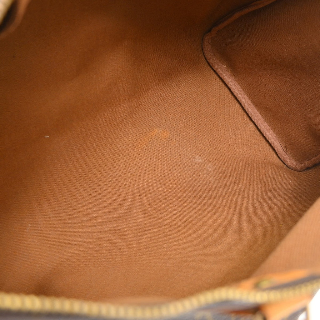 Louis Vuitton Speedy Handbag Monogram Canvas Brown Canvas Handbag ( )